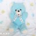 画像1: "I'M MUSICAL" Blue Bear (1)