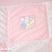画像4: White & Pink Block Baby Patchwork Blanket