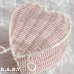 画像5: Pink × White Heart Wicker Basket