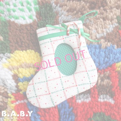 画像1: Christmas Stocking Wall Photo Frame