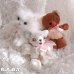 画像8: Bell Eyes Antique White Teddy Bear