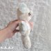 画像6: Bell Eyes Antique White Teddy Bear