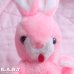 画像3: Hugging Mom & Baby Pink Bunny