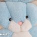 画像2: T.W.I.E Blue Bunny 3D Pillow (2)