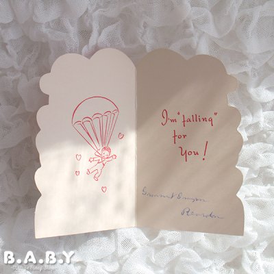 画像2: Valentine Card / You got me "up in the air" Valentine