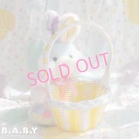 Yellow Basket × Pastel Blue Bunny