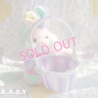 Purple Basket × Pastel Pink Bunny