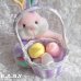 画像9: Purple Basket × Pastel Pink Bunny