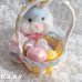 画像8: Yellow Basket × Pastel Blue Bunny