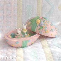 Easter Diorama Egg / Pink