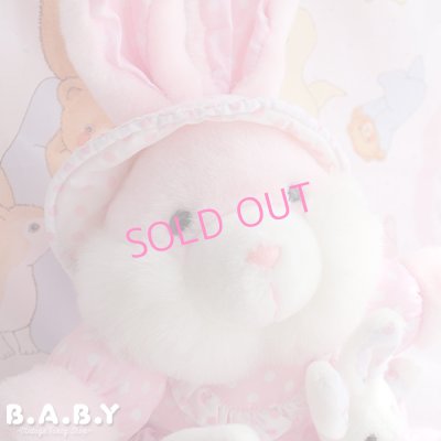 画像2: Baby & Mom Pink Dot Pocket Bunny