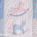 画像7: Flower Rocking Horse Quilt Blanket & Crib Bumper