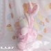 画像5: Baby & Mom Pink Dot Pocket Bunny