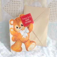 Baby Shower Card / Come To A BABY SHOWER