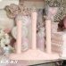 画像13: Pastel Pink Candolier 3 Light