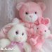画像8: Satin Heart Pink Bear