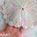 画像2: Rainbow Crochet Doily (2)