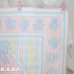 画像6: That's Our Baby Pastel Bear Quilt Blanket