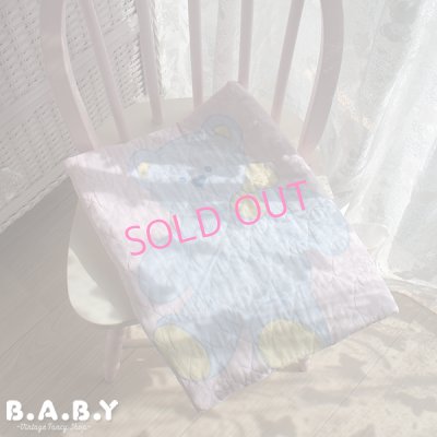 画像2: That's Our Baby Pastel Bear Quilt Blanket