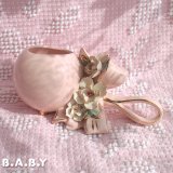 Pink & Gold Romantic  Rattle Planter