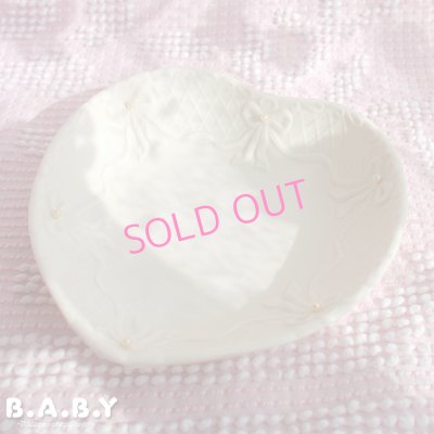 画像2: Pearl Ribbon Heart Bowl