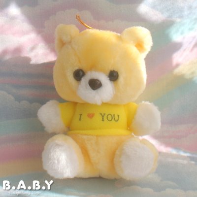 画像1: I ♡ YOU Yellow Bear