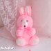 画像2: Lovely Pink Ornament Mini Bunny (2)
