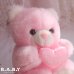 画像3: "It's a girl" Heart Pink Bear