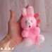 画像8: Lovely Pink Ornament Mini Bunny