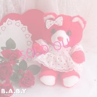 Heart Dress Valentine Bear