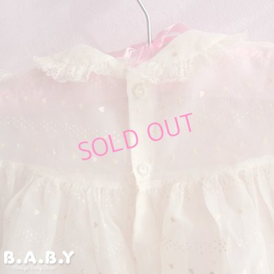 画像5: 〔70サイズ / 9-18ヶ月〕Heart Organdie Dress