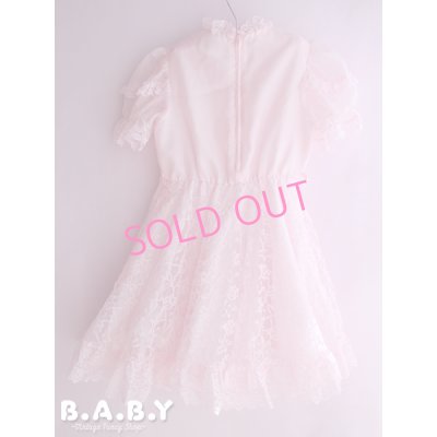 画像4: 〔120サイズ / 7才〕Pink Ruffle Lace Dress