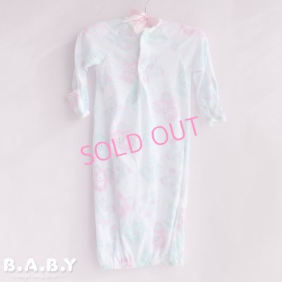 画像1: 〔60サイズ / 0-6ヶ月〕Pink & Blue Bear Dressall