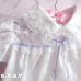 画像2: 〔60サイズ / 3-6ヶ月〕White & Lavender Heart Dress (2)