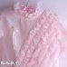 画像2: 〔120サイズ / 7才〕Pink Ruffle Lace Dress (2)