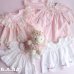 画像8: 〔70サイズ / 6-12ヶ月〕Flower Shirring Pink Dress 