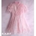 画像1: 〔120サイズ / 7才〕Pink Ruffle Lace Dress (1)