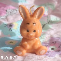 Sit Down Bunny Candle