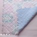 画像3: Pink & Blue Animal Quilt Blanket