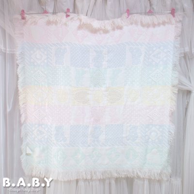 画像2: Baby Pastel Afghan Blanket