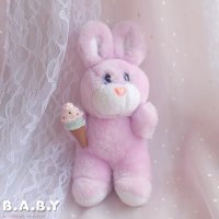 Heart Nose Lavender Bunny × Double-scoop Icecream