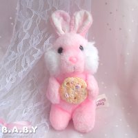 Party Pink Bunny × Chocolate Nuts Cookie