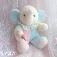 Pastel Melody Bib Elephantr × Single Scoop Icecream