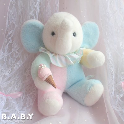 画像1: Pastel Melody Bib Elephantr × Single Scoop Icecream