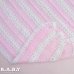 画像2: Pink & White Crochet Blanket (2)
