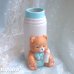 画像1: Baby Bear Blue Bottle Vase (1)