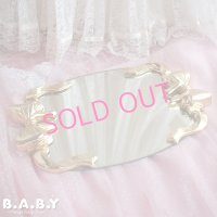 Golden Bow Mirror Tray