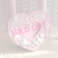 Pink Baby Heart Ornament Photo Frame