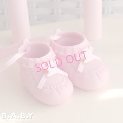 画像1: Pink Baby Shoes Ornament