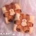 画像1: T.W.I.E CHocolate Bear 3D Pillow (1)